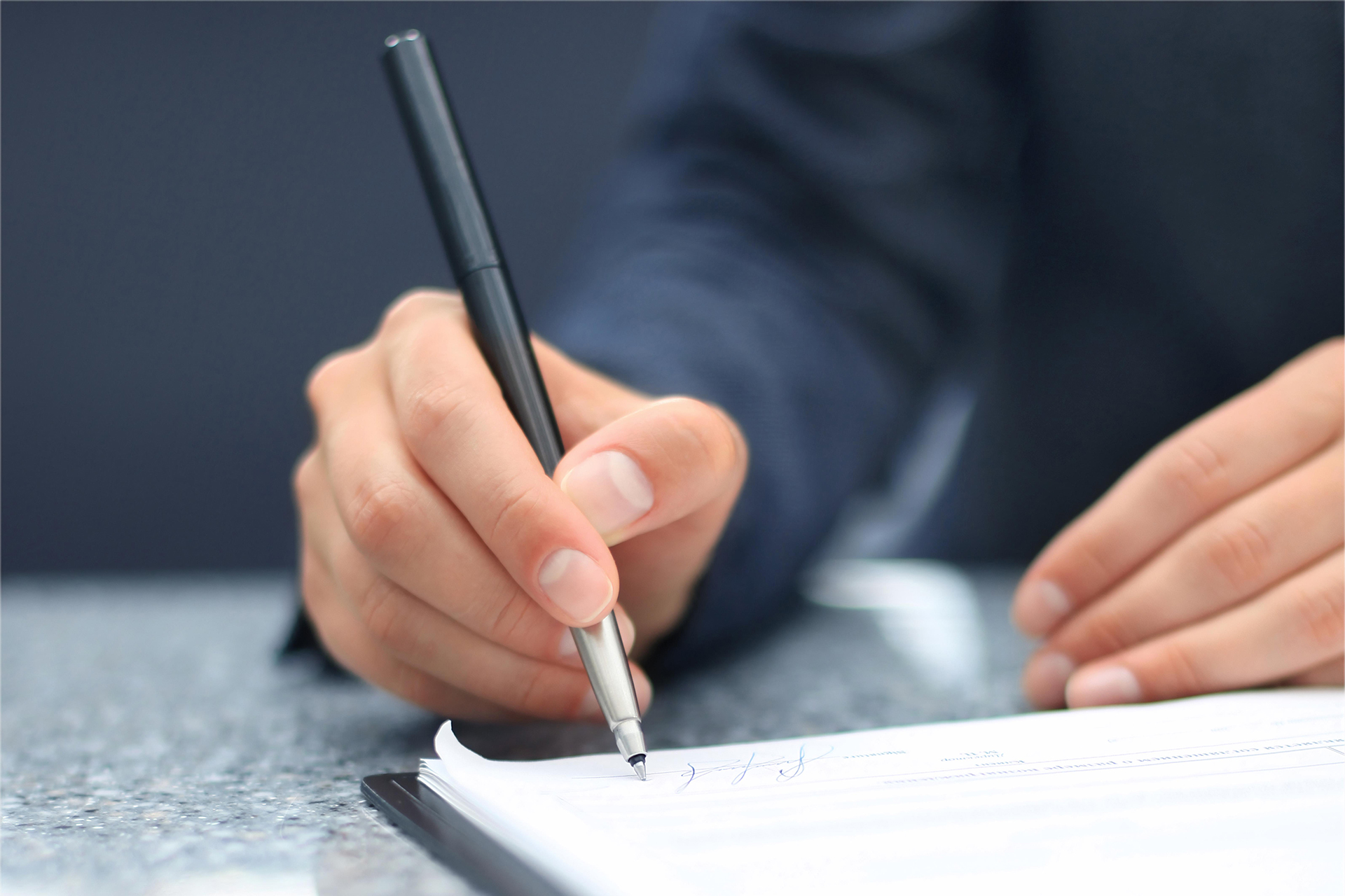 signing Affidavit document